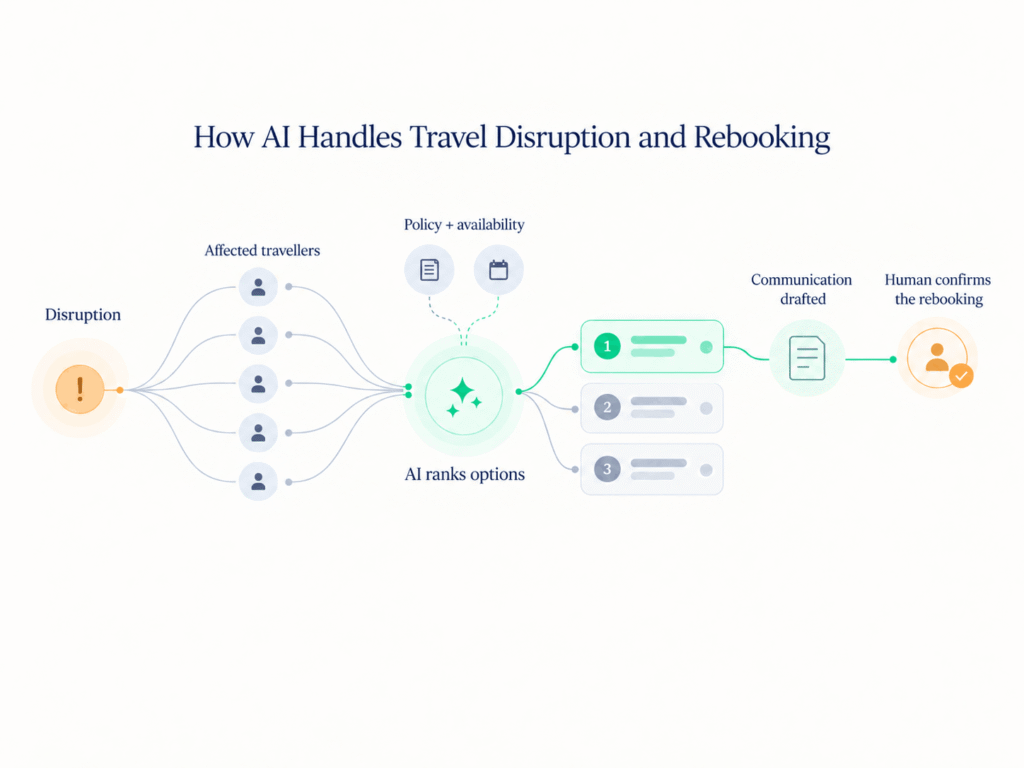  AI handle travel disruption 